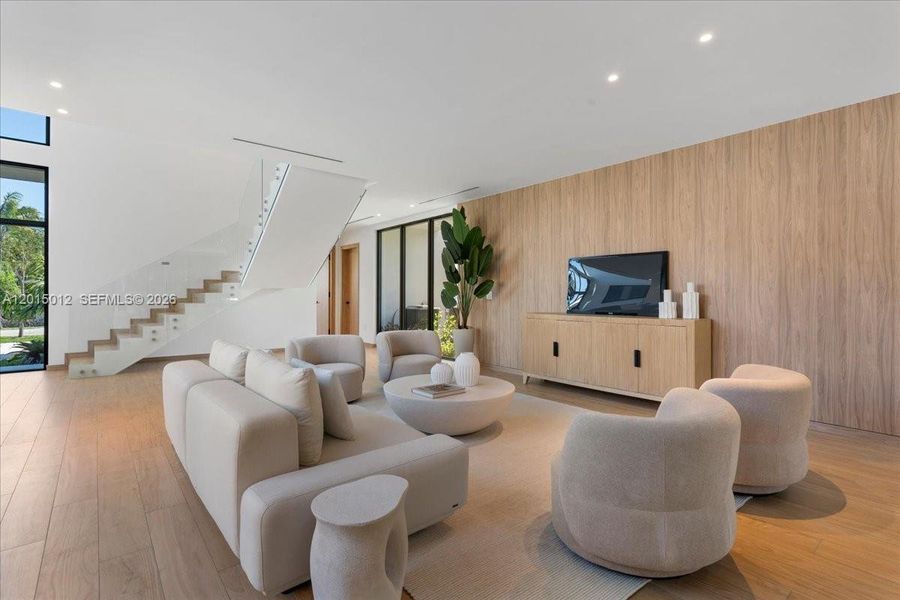 Furnished interior view inside a new home in , Miami (Image 5).