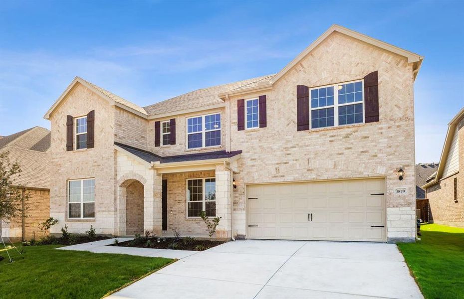 NEW CONSTUCTION: Beautiful two-story home available at Wellington in Fort Worth