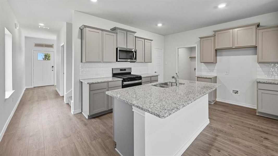 Furnished interior view inside a new home in Silverado, Aubrey (Image 5).