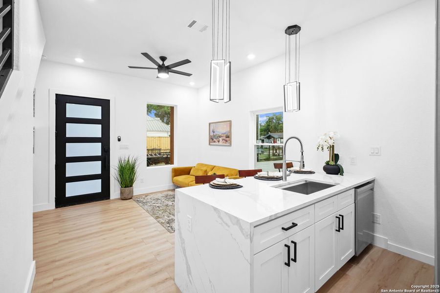 Furnished interior view inside a new home in , San Antonio (Image 13).