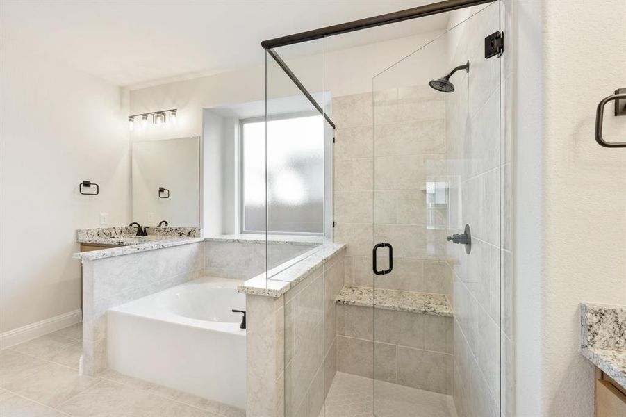 Furnished interior view inside a new home in Hulen Trails Classic 50, Fort Worth (Image 12). Furnished interior view inside a new home in Hulen Trails Classic 50, Fort Worth (Image 12).