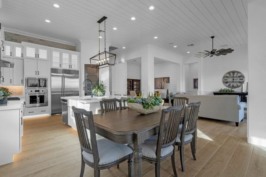Representative furnished interior of a home built from the Residence Twelve by Blandford Homes in Earnhardt Ranch, Chandler (Image 37).