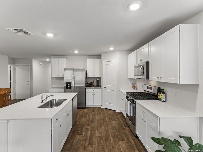 Furnished interior view inside a new home in , San Antonio (Image 17).