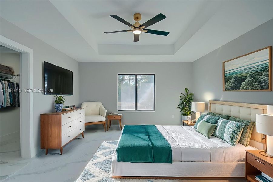 Furnished interior view inside a new home in , Lehigh Acres (Image 11).