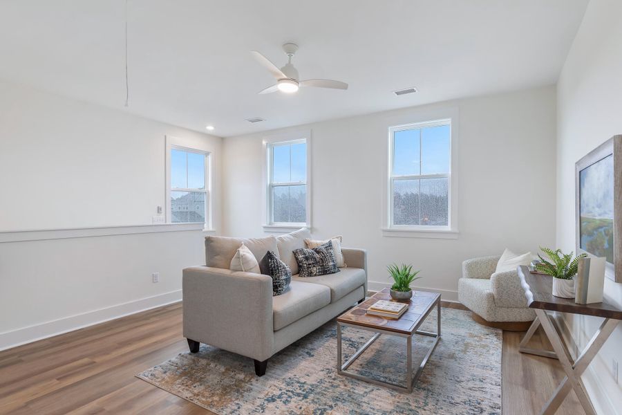 Furnished interior view inside a new home in , Summerville (Image 29).