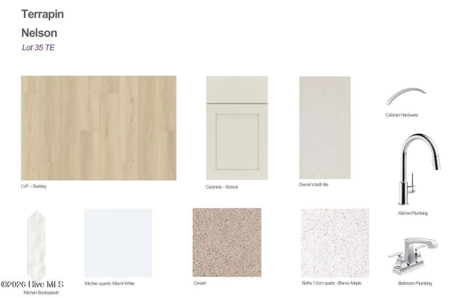 Sample of building materials used in homes in Terrapin, Leland (Image 18).