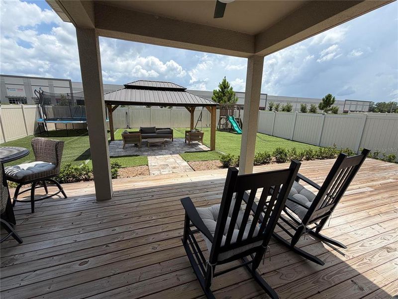 Exterior details and patio area of a home in Sanctuary Ridge, Wesley Chapel (Image 2). Exterior details and patio area of a home in Sanctuary Ridge, Wesley Chapel (Image 2).