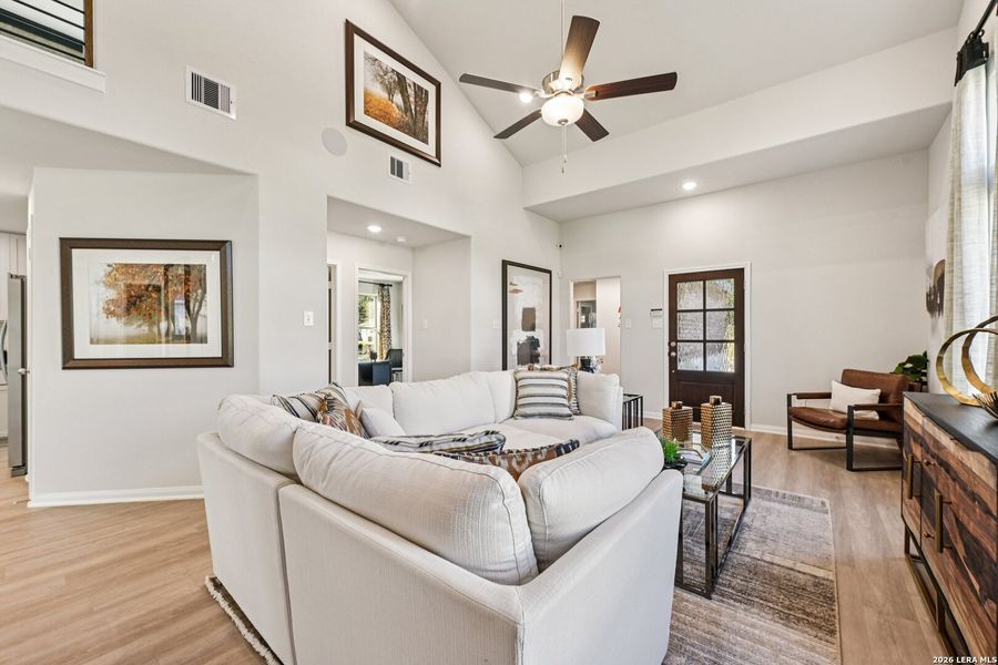 Furnished interior view inside a new home in Red Hawk Landing, San Antonio (Image 11).