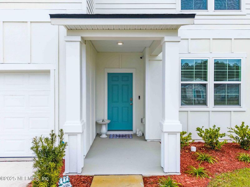 Exterior details and patio area of a home in Entrada, St. Augustine (Image 27).