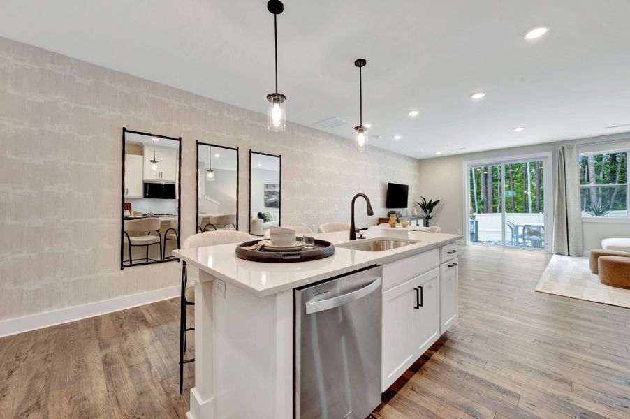 Representative furnished interior of a home built from the Hallie by Mattamy Homes in Ashmore Townes, Garner (Image 8). Representative furnished interior of a home built from the Hallie by Mattamy Homes in Ashmore Townes, Garner (Image 8).