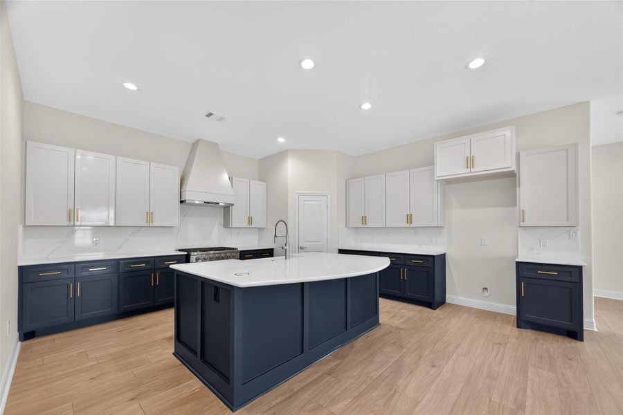 Furnished interior view inside a new home in , Hitchcock (Image 3).