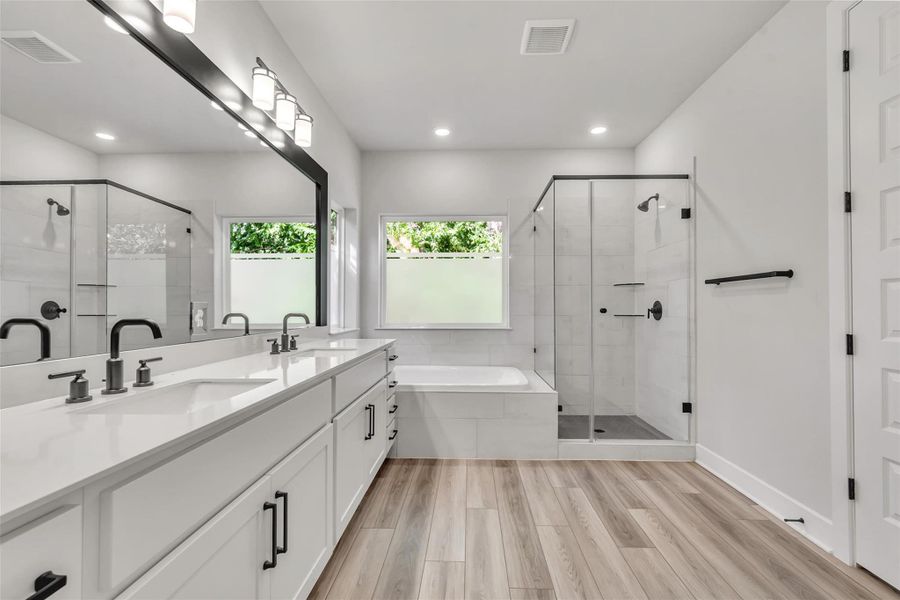Furnished interior view inside a new home in , Austin (Image 31).