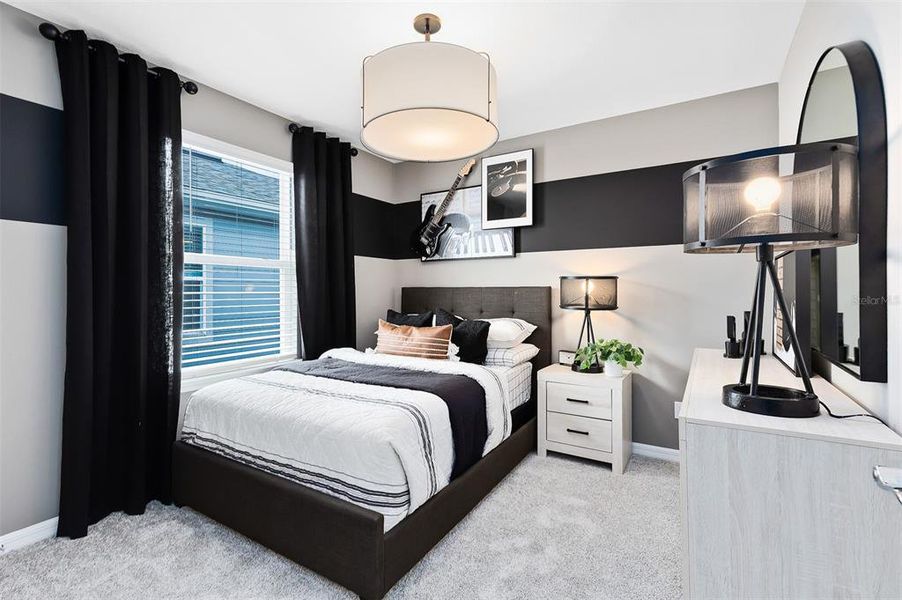 Furnished interior view inside a new home in EverBe, Orlando (Image 31).