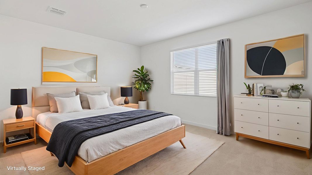 Furnished interior view inside a new home in Desert Moon Estates, Buckeye (Image 7). Furnished interior view inside a new home in Desert Moon Estates, Buckeye (Image 7).