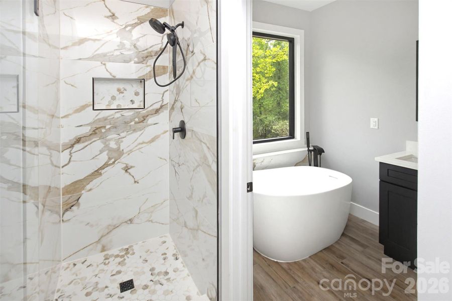 Shower to Tub View