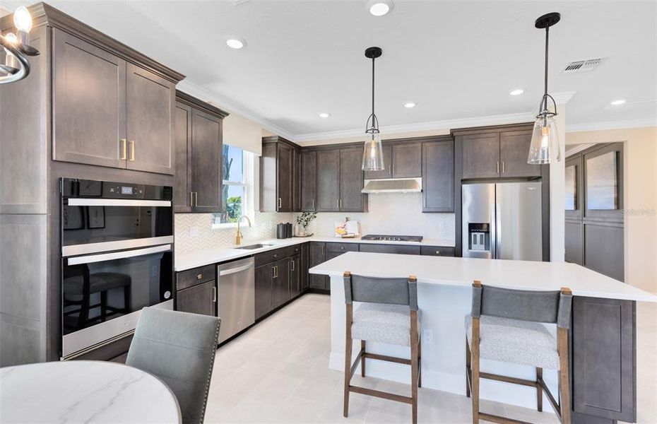 Furnished interior view inside a new home in Parkside Trails, Clermont (Image 7). Furnished interior view inside a new home in Parkside Trails, Clermont (Image 7).