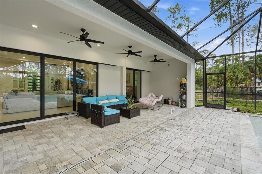 Exterior details and patio area of a home in , North Port (Image 24).