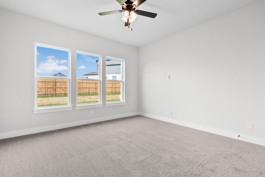 Spacious, unfurnished interior of a new home in Blackhawk, Pflugerville (Image 23).
