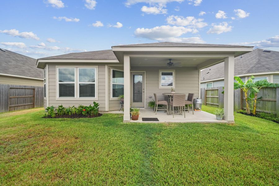Exterior details and patio area of a home in Ambrose, La Marque (Image 23). Exterior details and patio area of a home in Ambrose, La Marque (Image 23).