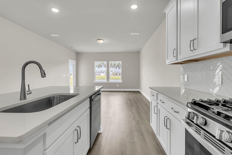 Furnished interior view inside a new home in , Summerville (Image 8).
