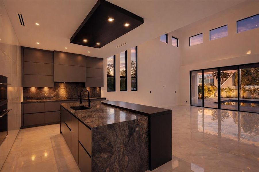 Furnished interior view inside a new home in , Sarasota (Image 8).