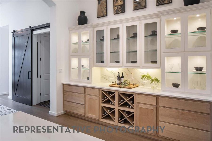 Furnished interior view inside a new home in Sandbrock Ranch, Aubrey (Image 21).
