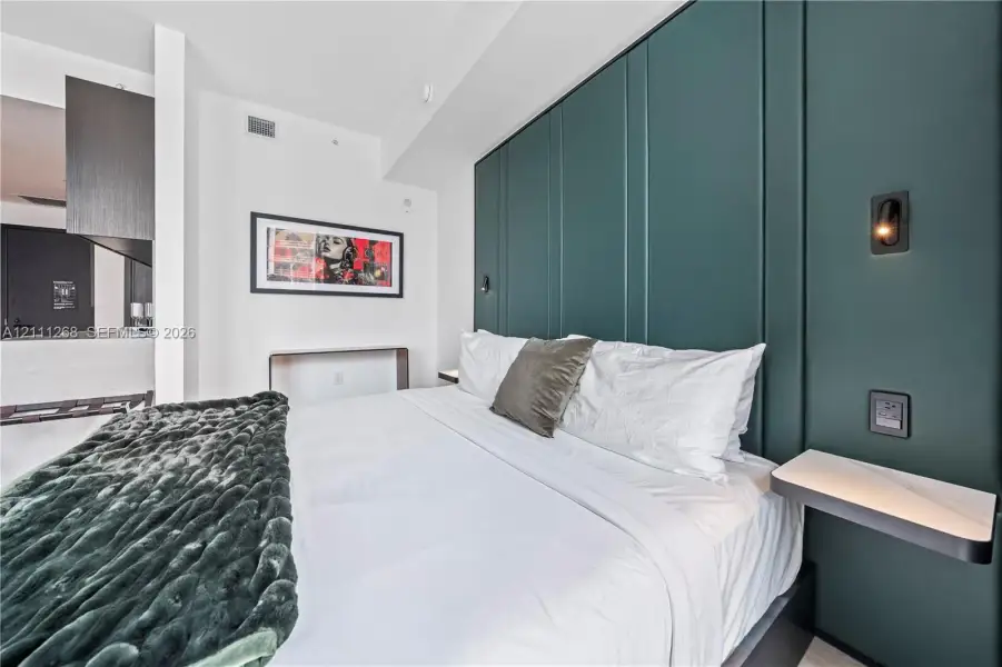 Furnished interior view inside a new home in , Miami (Image 12).