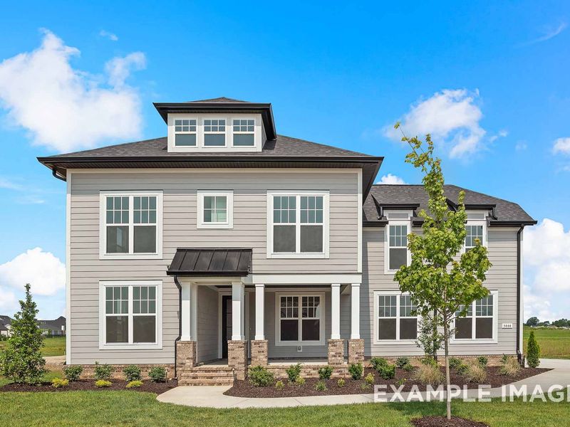 Representative exterior photo of a completed home built from the The Hathaway by Davidson Homes LLC in Shelton Square, Murfreesboro, TN (Image 2).