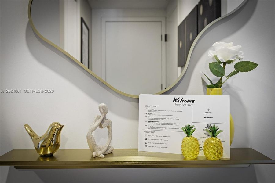 Close-up of interior finishes inside a home in , Miami (Image 63). Close-up of interior finishes inside a home in , Miami (Image 63).