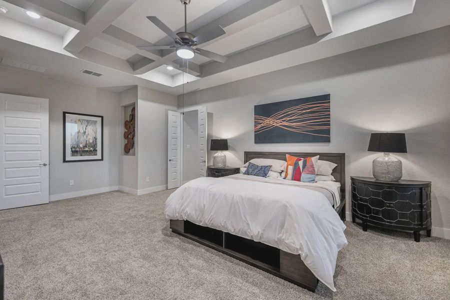 Representative furnished interior of a home built from the Gregory by Chesmar Homes in Heimer Estates at Garden Ridge, San Antonio (Image 10).
