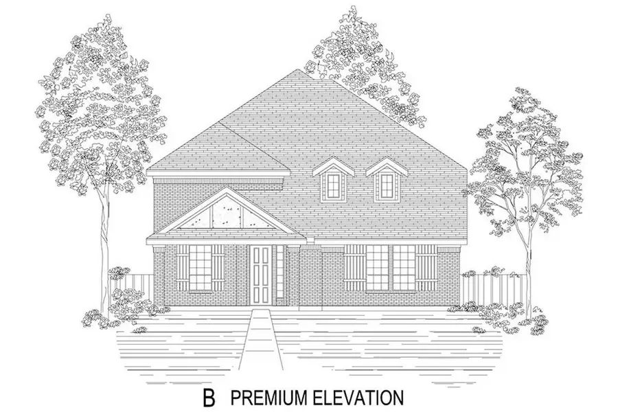 Representative rendering of the exterior for the Overton R (w/Media) by First Texas Homes (Image 2). Representative rendering of the exterior for the Overton R (w/Media) by First Texas Homes (Image 2).