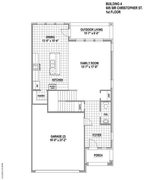 1st Level Floor Plan