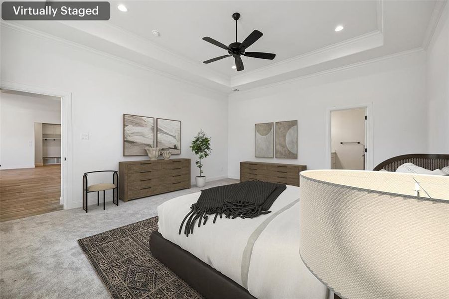 Furnished interior view inside a new home in , Azle (Image 20).