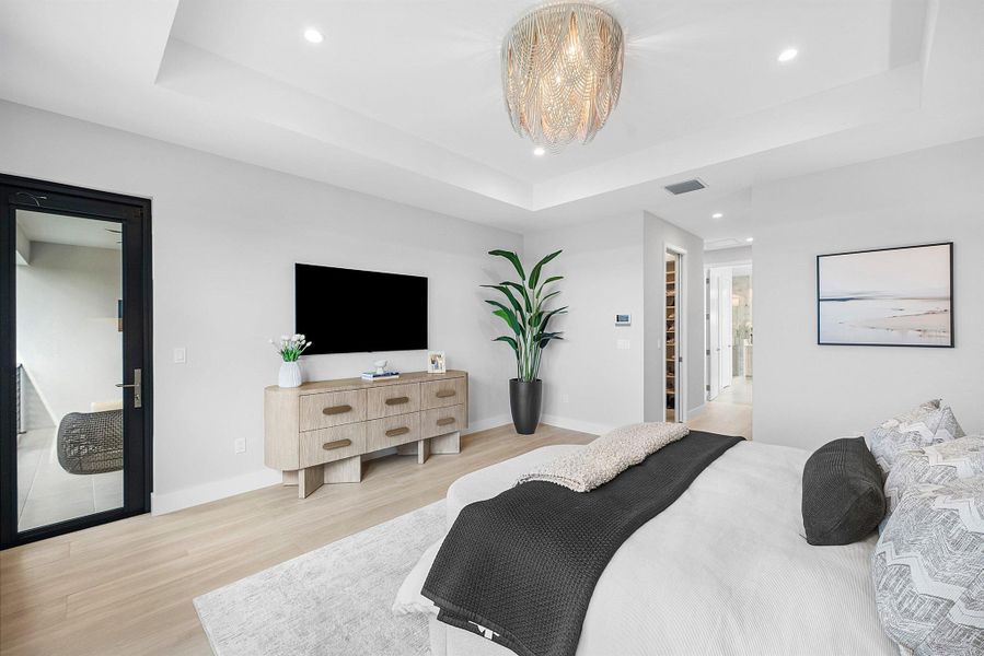 Furnished interior view inside a new home in , Boca Raton (Image 18). Furnished interior view inside a new home in , Boca Raton (Image 18).