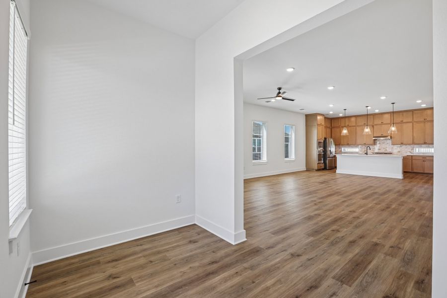 Spacious, unfurnished interior of a new home in Easton Park, Austin (Image 24). Spacious, unfurnished interior of a new home in Easton Park, Austin (Image 24).