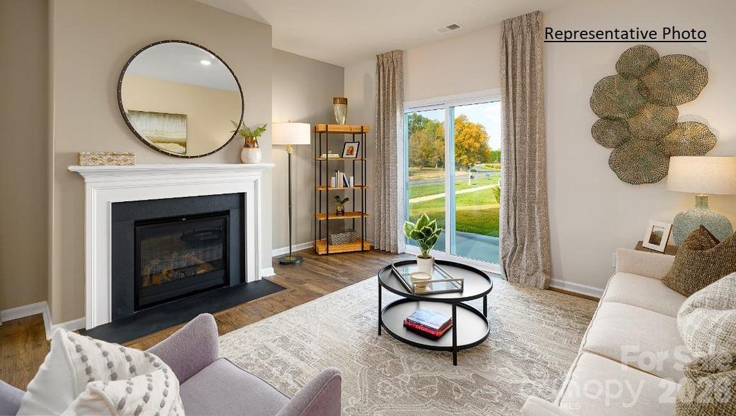 Furnished interior view inside a new home in The Hamptons at Hickory, Hickory (Image 16).