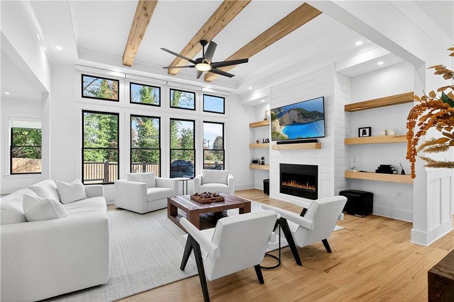 Furnished interior view inside a new home in , Marietta (Image 72).