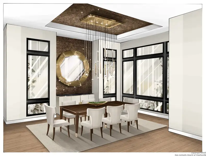 Furnished interior view inside a new home in , San Antonio (Image 8). Furnished interior view inside a new home in , San Antonio (Image 8).