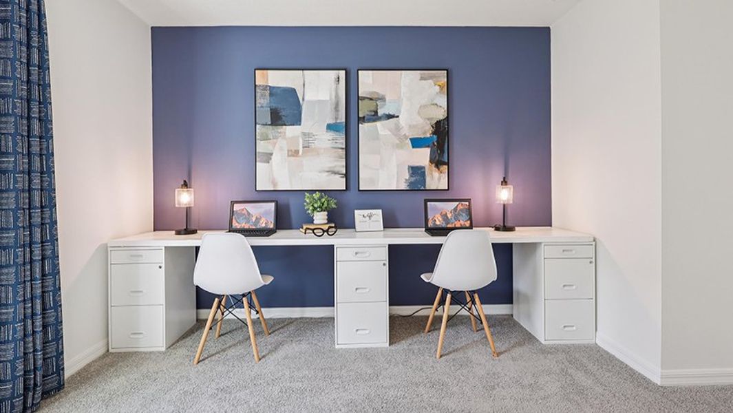 Representative furnished interior of a home built from the Cali by D.R. Horton in Citrus County Spot Lots, Citrus Springs (Image 24).