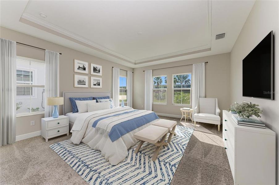 Furnished interior view inside a new home in Star Farms at Lakewood Ranch, Lakewood Ranch (Image 4).