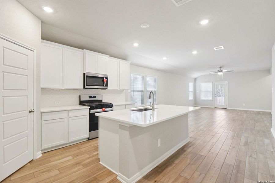 Furnished interior view inside a new home in Scenic Crest - Premier Series, Boerne (Image 16).