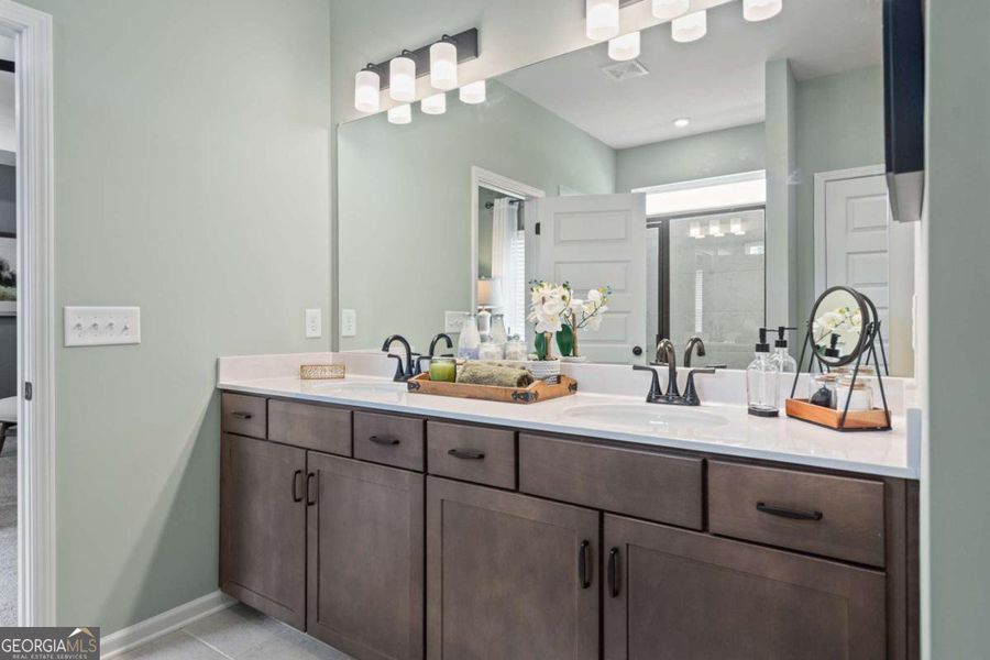 Furnished interior view inside a new home in Maddox Station, Eatonton (Image 23).