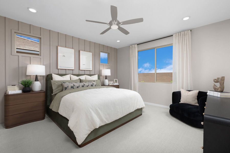 Representative furnished interior of a home built from the Cobalt by Mattamy Homes in Rosewood Heights, San Tan Valley (Image 12).
