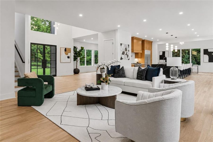 Furnished interior view inside a new home in , Atlanta (Image 34).