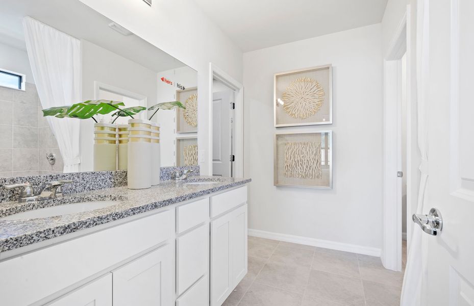Furnished interior view inside a new home in Whispering Lakes, Lehigh Acres (Image 37).