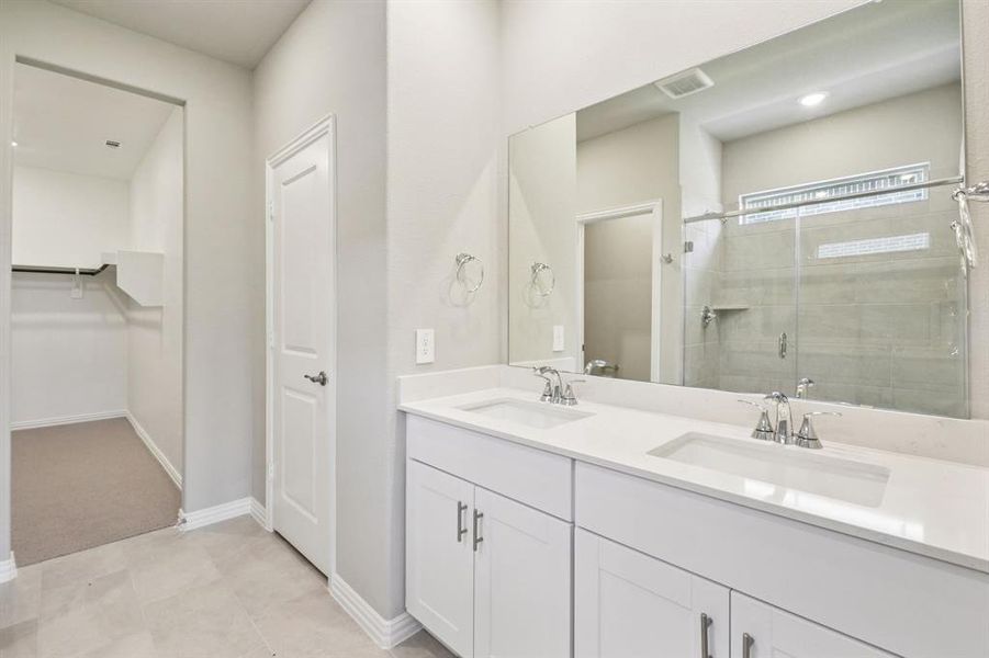 Furnished interior view inside a new home in Simpson Crossing - Spring Series, McKinney (Image 15).