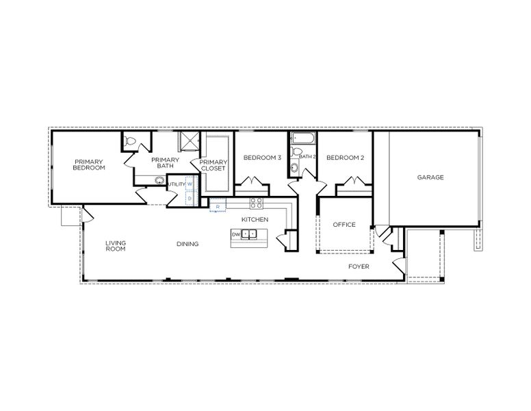 2D floor plan layout for the Llano by Tricoast Homes in Sunterra 40, Katy, TX (Image 5). 2D floor plan layout for the Llano by Tricoast Homes in Sunterra 40, Katy, TX (Image 5).