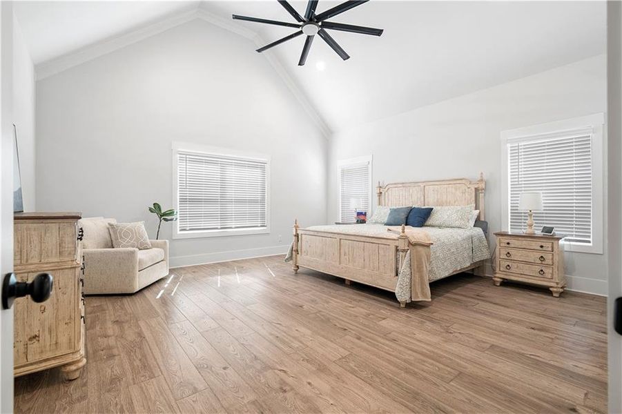 Furnished interior view inside a new home in , Monroe (Image 8).