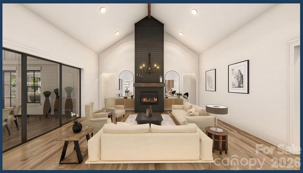 Furnished interior view inside a new home in , Marshville (Image 12).