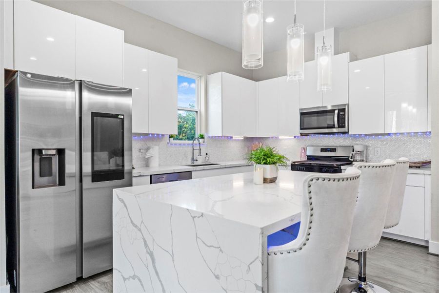 Furnished interior view inside a new home in , Houston (Image 15).